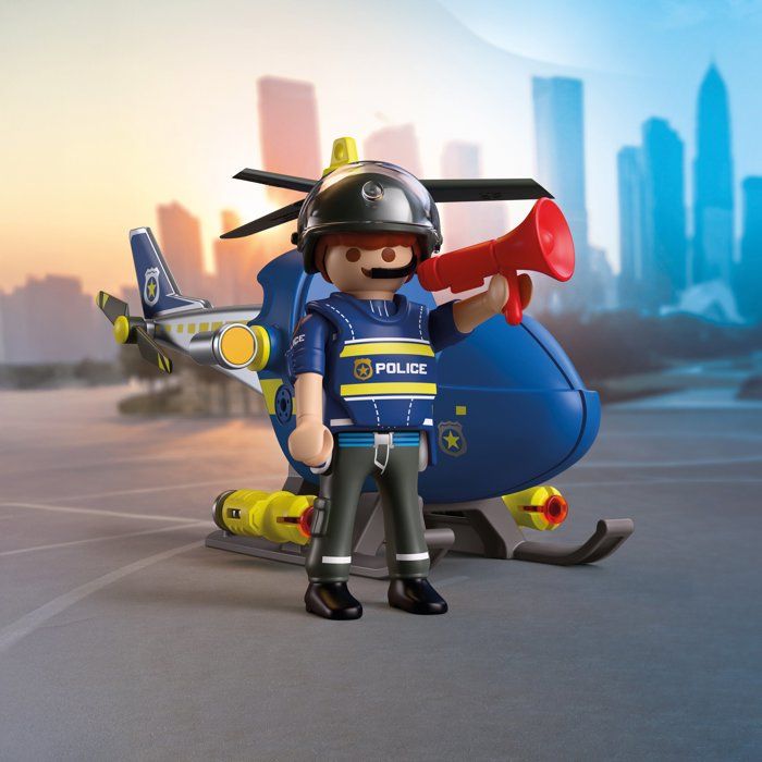 Playmobil City Action 72080 hélicoptère de police - vue 10