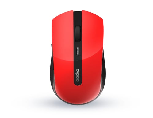 Ratón óptico inalámbrico multimodo ''7200M'', rojo