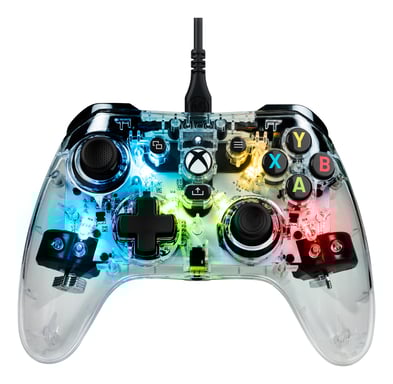 NACON EVOL-X Pro Light Transparent USB Manette de jeu PC, Xbox One, Xbox Series S, Xbox Series X