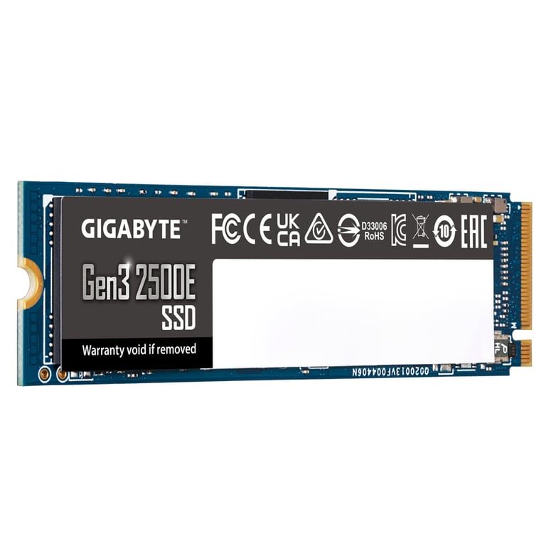 GIGABYTE Gen3 SSD 1TB .2 PCI Express 3.0 NVMe 3D NAND Neuf - vue 3