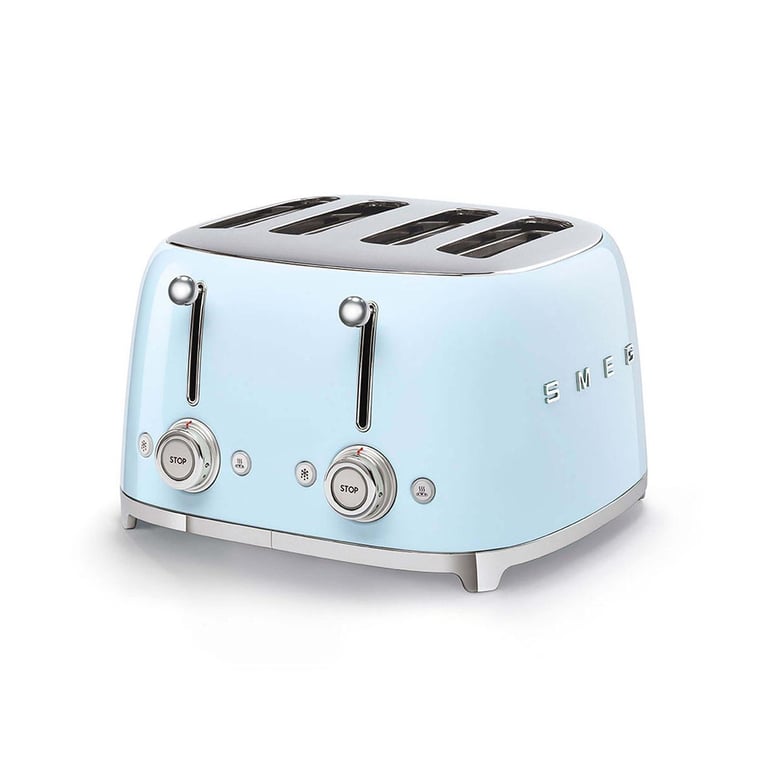 Grille-Pain SMEG TSF03PBEU – 4 Tranches, 2000W, 6 Niveaux de Brunissage - vue 9