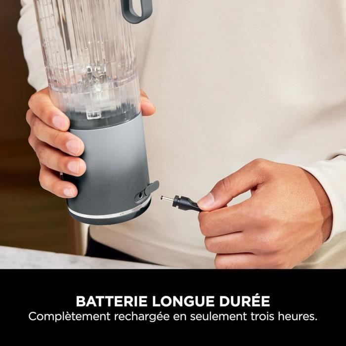 Blender portable NINJA Blast Max BC251EUSL bol 530 ml autonomie 2h sans fil sans BPA - vue 3
