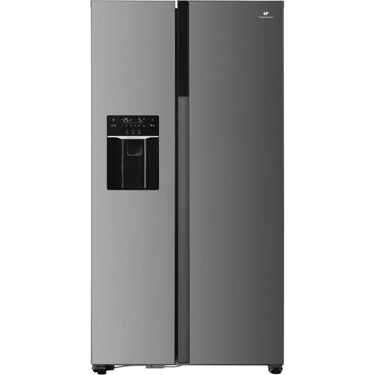 Réfrigérateur américain CONTINENTAL EDISON CERANF577NFIXD 577 Distributeur Classe D 91 x 73 x 177 cm Inox - vue 2