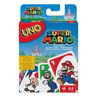 Jeu de cartes UNO Super Mario Edition MATTEL Jeu familial 2 à 10 joueurs 7 ans et plus