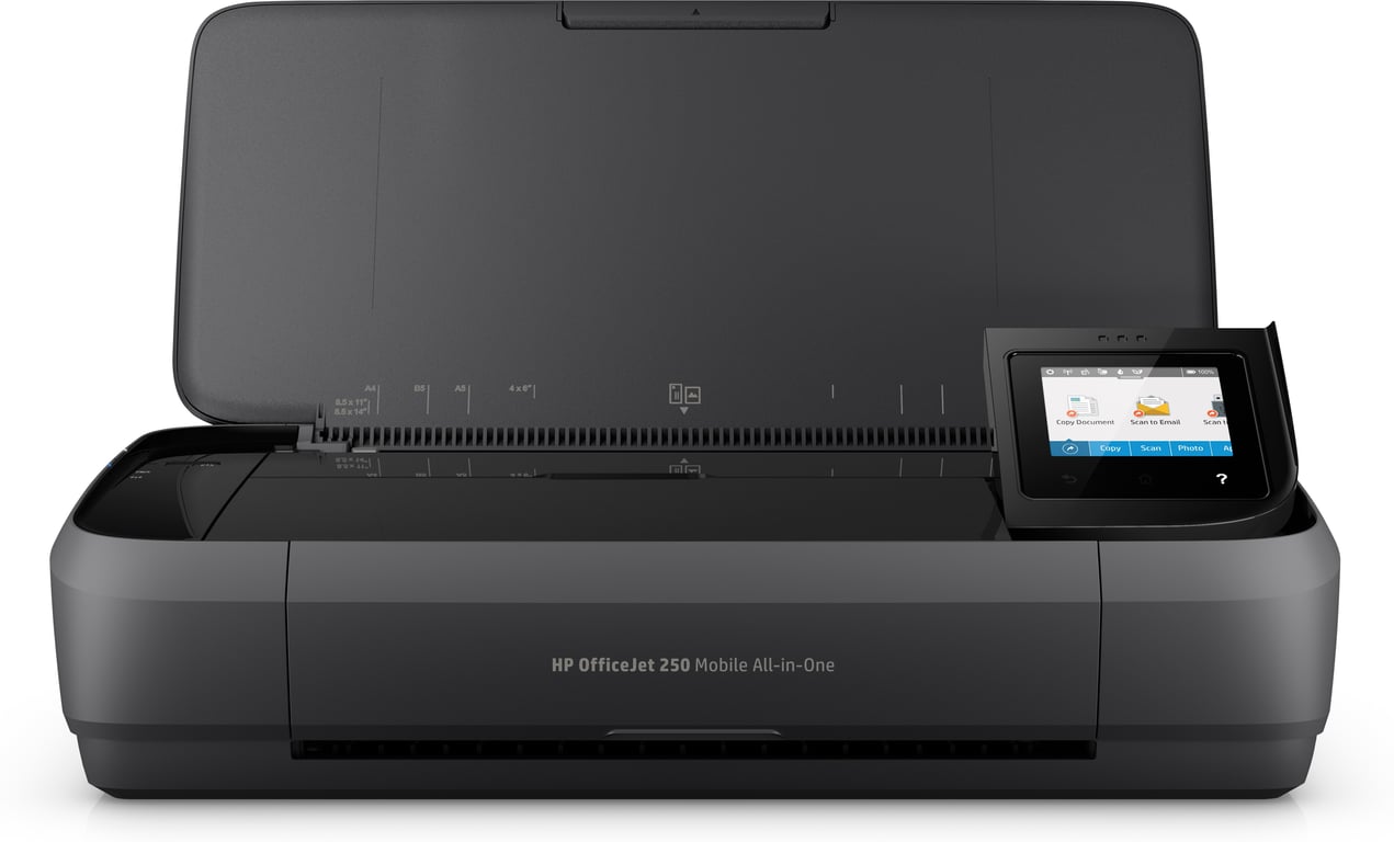 HP OfficeJet Imprimante tout-en-un portable 250, Impression, copie,  numérisation, Chargeur automatique de documents de 10 feuilles - HP
