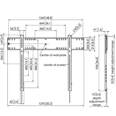 VOGEL'S PFW 6900 Display Wall Mount Fixed Black