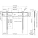 VOGEL'S PFW 6900 Display Wall Mount Fixed Black