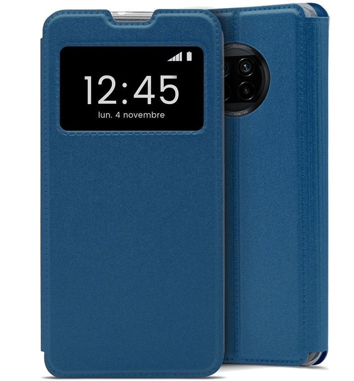 Etui Folio compatible Bleu Xiaomi Poco F2 Pro