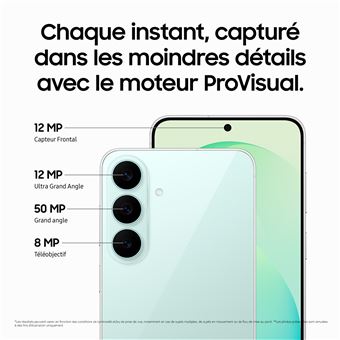 Galaxy S26 FE (5G) 128Go, Pistache - Neuf