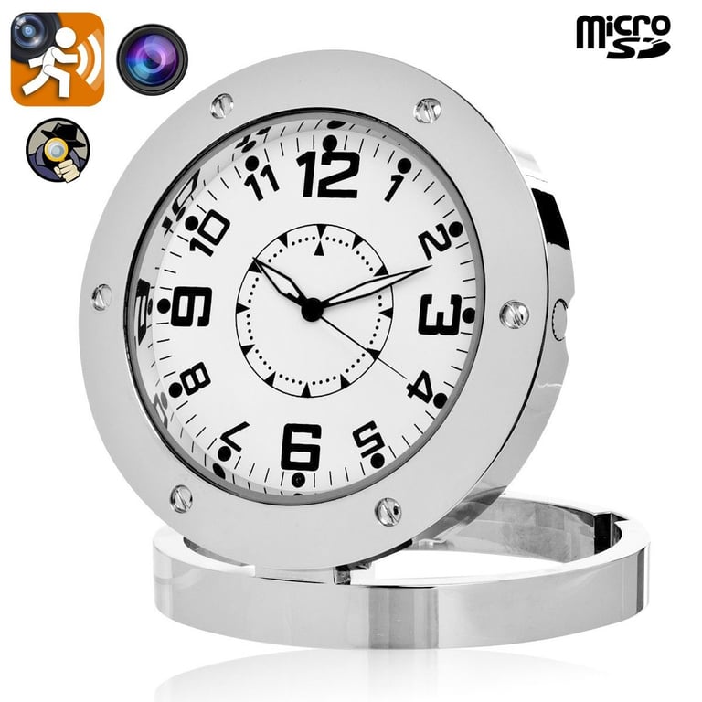 Caméra vidéo horloge espion Wifi