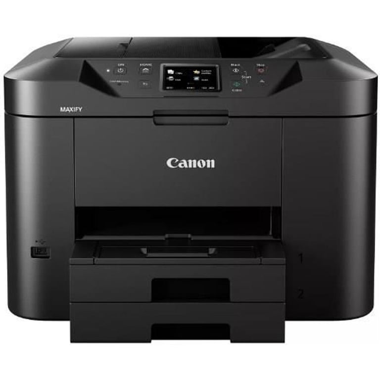 Canon Maxify Mb2750 - Imprimante Multifonctions - Couleur - Jet D'Encre - A4 (210 X 297 Mm), Legal (216 X 356 Mm) (Original) - A4/Legal (Support) - Jusqu'À 22 Ppm (Copie) - Jusqu'À 24 Ipm (Impression) - 500 Feuilles - 33.6 Kbits/S - Usb 2.0, Lan, W