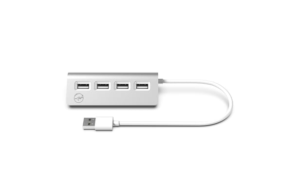 MOBILITY LAB - Hub 4 Ports USB Cylindre USB 2.0 Pour MAC et WINDOWS