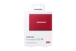 SSD EXT SAMSUNG T7 500G rojo metálico USB 3.2 Gen 2 MU-PC500R/WW