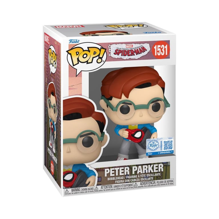 Figurine Funko Pop Marvel FNSM Peter Parker - vue 2