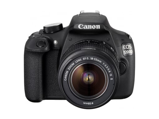 Canon EOS 1200D + EF-S 18-55mm Kit d'appareil-photo SLR 18 MP CMOS 5184 x 3456 pixels Noir