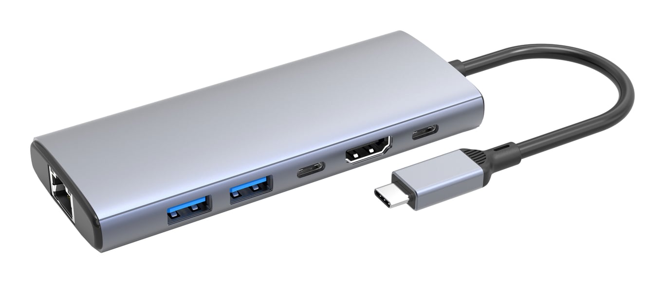 DLH DY SA5260 hub & concentrateur USB Type C 10000 Mbit/ Neuf
