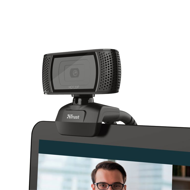 Trust Trino webcam 8 MP 1280 x 720 pixels USB 2.0 Noir - Neuf