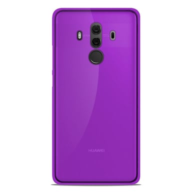 Coque silicone unie compatible Givré Violet Huawei Mate 10 Pro