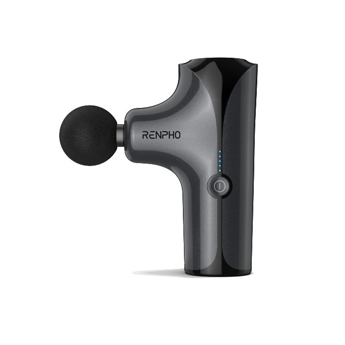 Mini pistolet de massage avec 4 têtes Neuf