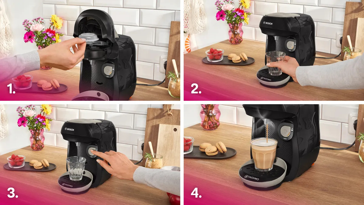 Cafetière à capsules BOSCH TAS109E 3.5 BAR 700 ml - vue 4