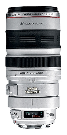 Objectif Canon EF Fonction Zoom 100 mm 400 mm f4.5 5.6 IS USM Canon EF Neuf - vue 1