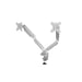 Braccio a doppio schermo Fellowes Platinum Series - Argento