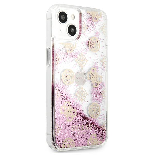 Guess Peony Liquid Glitter Coque pour iPhone 13 mini - vue 4