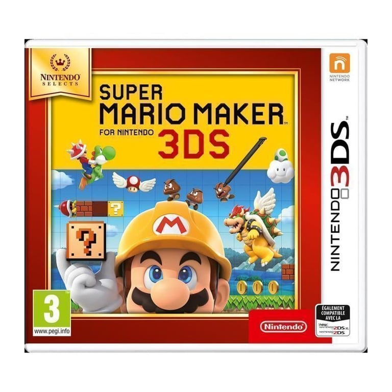 Super Mario Maker 3DS Jeu Nintendo Selects Neuf