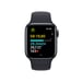 Apple Watch SE OLED 40 mm Numérique 324 x 394 pixels Écran tactile 4G Noir Wifi GPS (satellite), S/M
