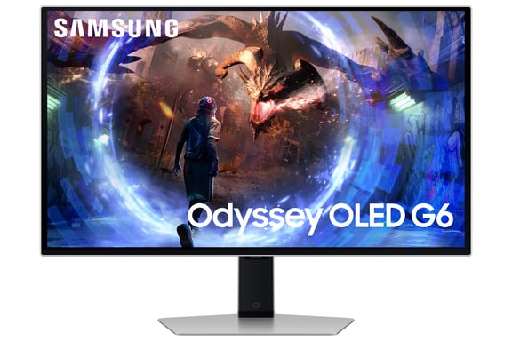 Monitor per PC da gioco Samsung Odyssey OLED G6 27'' QHD Silver