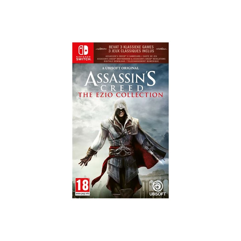 Assassin's Creed The Ezio Collection Nintendo Switch Ubisoft II Brotherhood Revelations films Noir - Neuf