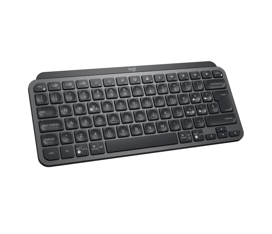 Logitech MX Keys Mini for Business clavier Bureau RF sans fil + Bluetooth QWERTY Italien Graphite - Neuf