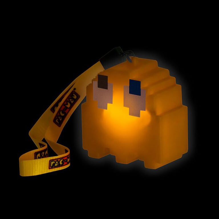 Lampe LED avec dragonne Fantome Pac-Man Scared Orange 6cm Bigben Audio