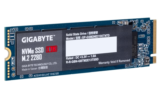 Gigabyte GP-GSM2NE3100TNTD SSD M.2 1Tb PCI Express 3.0 NVMe