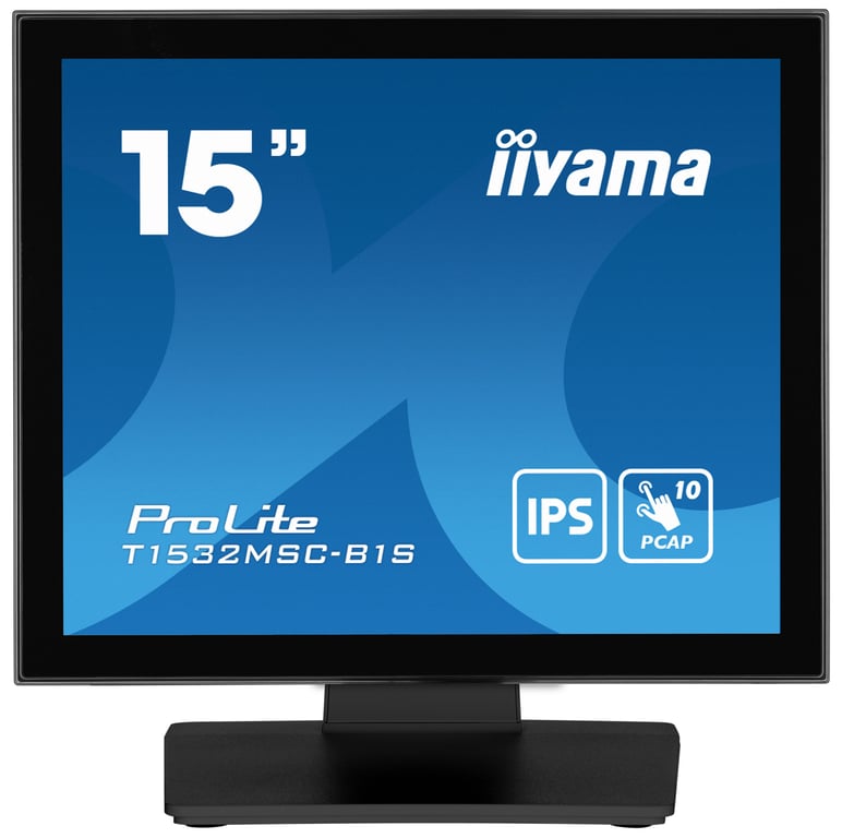 iiyama ProLite T1532MSC B1S écran plat de PC 38 1 cm 15 1024 x 768 pixels XGA LCD Écran tactile Neuf - vue 2
