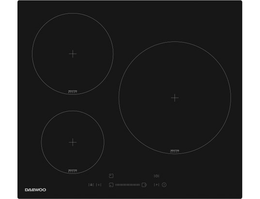 Plaque de cuisson à induction DAEWOO 3 foyers 60 cm - vue 3