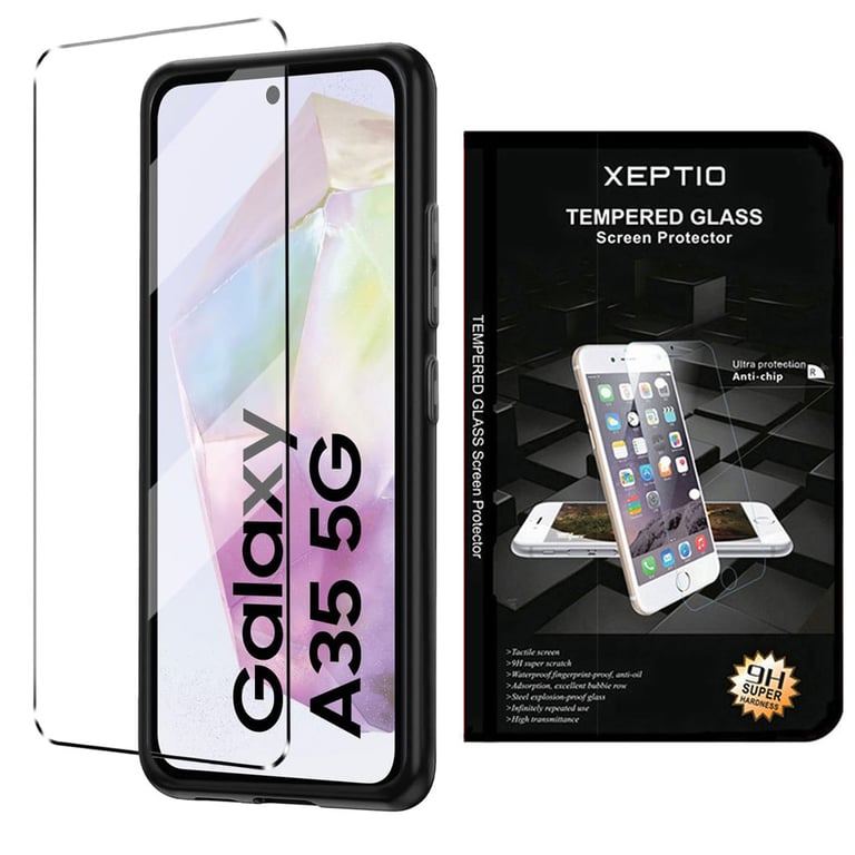 Samsung Galaxy A35 5G verre trempé vitre protection écran - Neuf