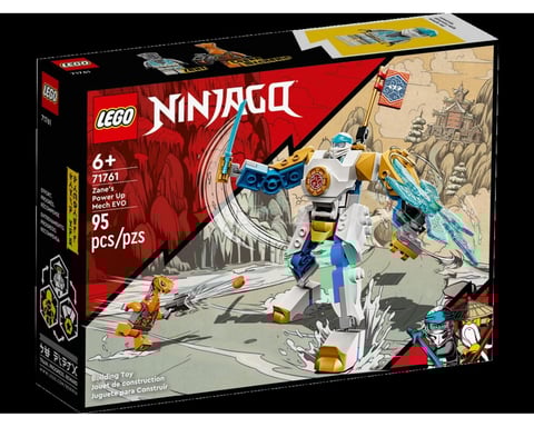LEGO NINJAGO 71761 Mech Potenziato di Zane - Set di Costruzione 95 Pezzi con Mech Articolato
