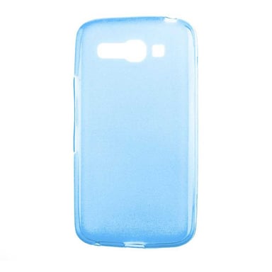 Coque silicone unie compatible Givré Bleu ciel Alcatel One Touch Pop C9
