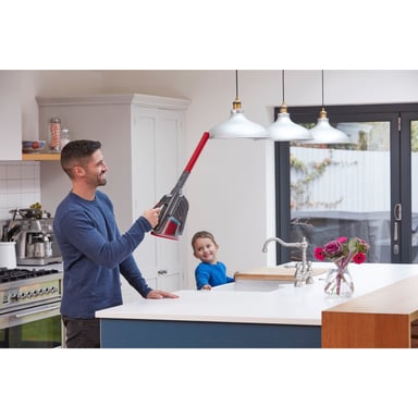 Black & Decker BHHV315J-QW aspirateur de table Noir, Rouge Sans sac