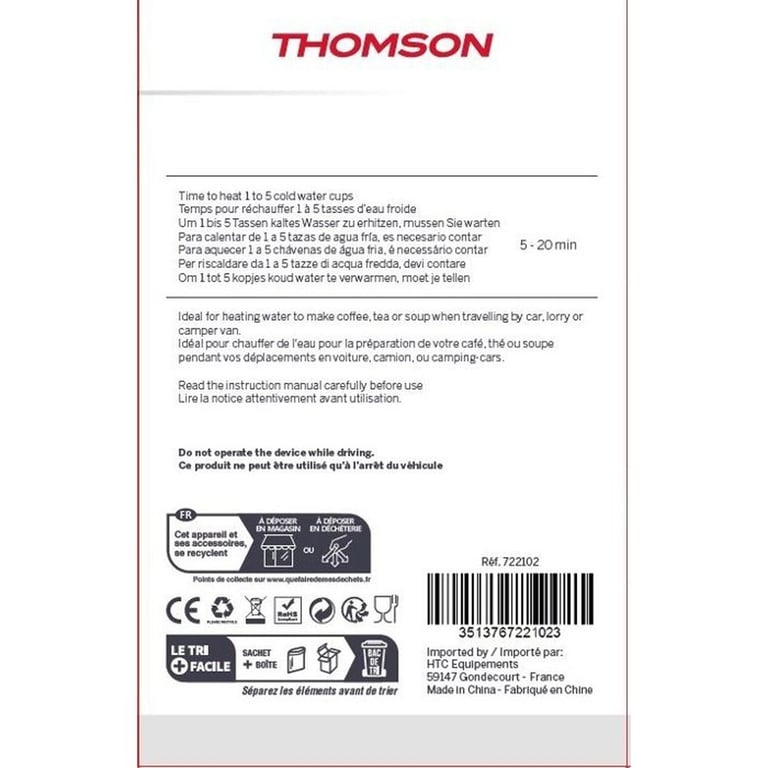 Palier Lave-Linge Thomson – Côté Poulie, Métal Robuste - vue 3