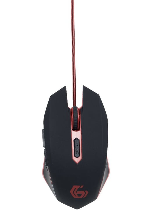 Souris Gembird MUSG-001-R – 2400 DPI, 6 Boutons, Ambidextre, USB Type-A - vue 5