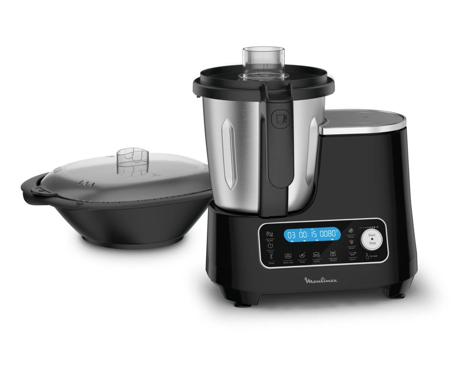 Robot Cuiseur Moulinex ClickChef HF456810 – 1400W, 3,6L, 32 Fonctions - vue 4