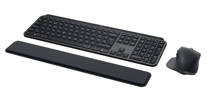 Logitech Master MX Keys Combo for Bussiness clavier Souris incluse Bureau RF sans fil + Bluetooth QWERTZ Suisse Graphite
