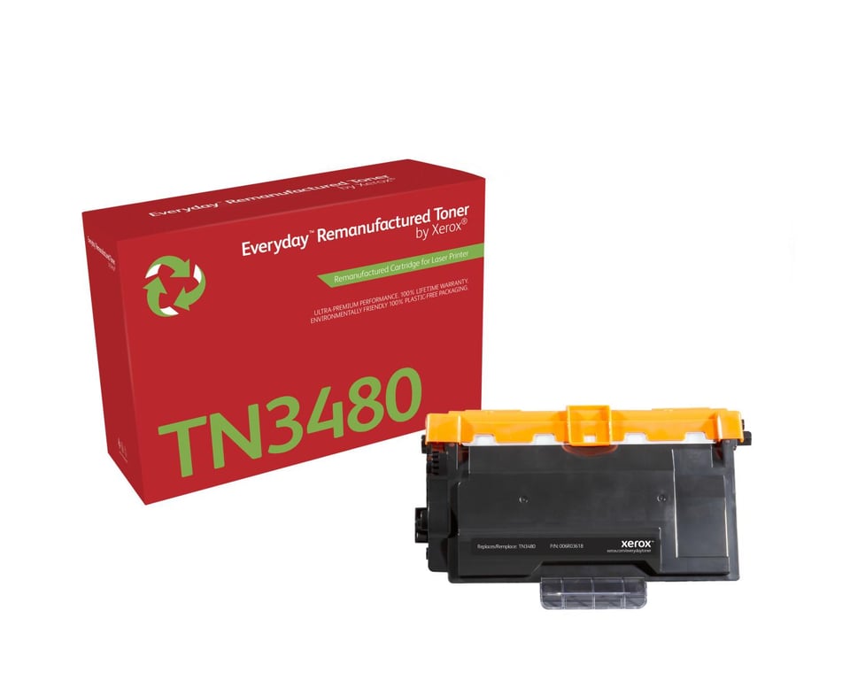 Toner remanufacturé Mono Everyday de Xerox compatible avec Brother TN3480 Grande capacité - vue 2