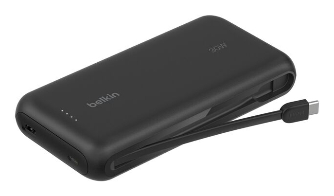 Batterie externe 20000 mAh avec cable USB C intégre - vue 2