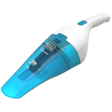 Black & Decker WDC115WA aspirateur de table Bleu, Blanc Sans sac