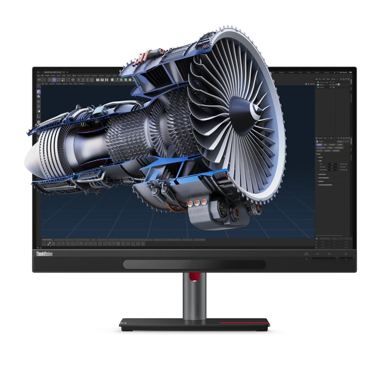 Lenovo ThinkVision 27 3D LED display 68,6 cm (27 ) 3840 x 2160 pixels 4K Ultra HD Noir - Neuf