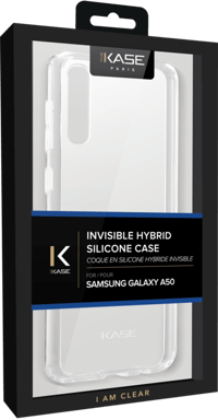 Guscio ibrido invisibile per Samsung Galaxy A50 2019, trasparente