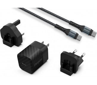 Caricabatterie Power Delivery - 20W - UE/UK/USA - Cavo USB-C incluso